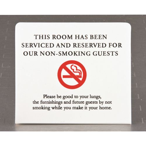 Cartel para Habitaciones de No Fumadores con Símbolo de Prohibido Fumar